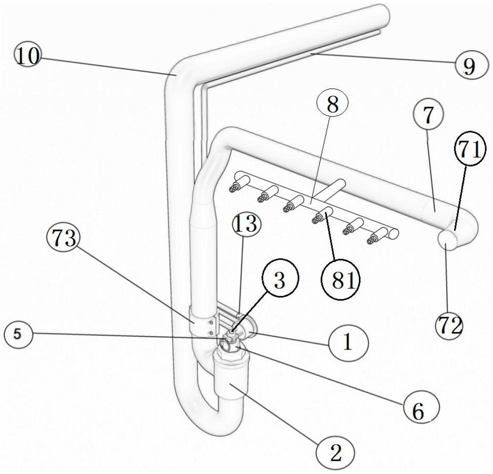 A fire water pressure circuit control valve for high-rise buildings