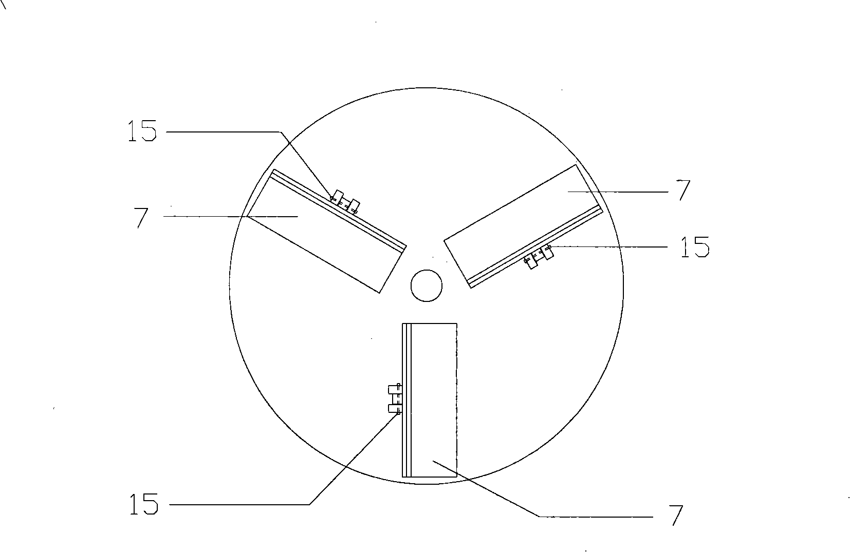 Device for testing anti-skid performance of road surface