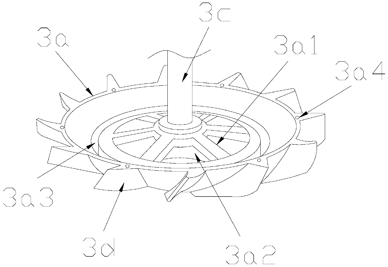 Overwater self-moving oxygenation device