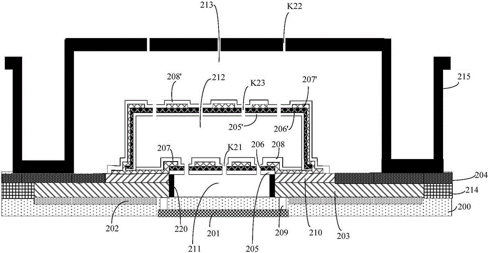 Dual-layer hybrid imaging detector pixel structure capable of increasing transmissivity and preparation method thereof