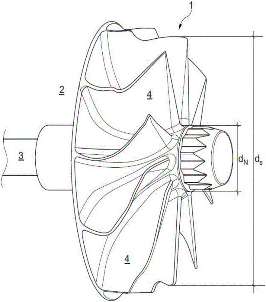 Turbine wheel of an exhaust gas turbocharger and associated production method