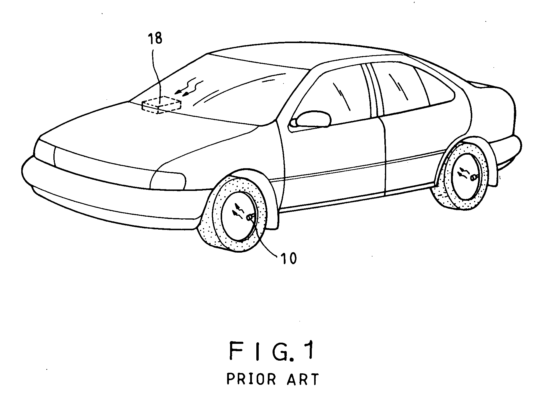 Tire pressure detector and alarm system