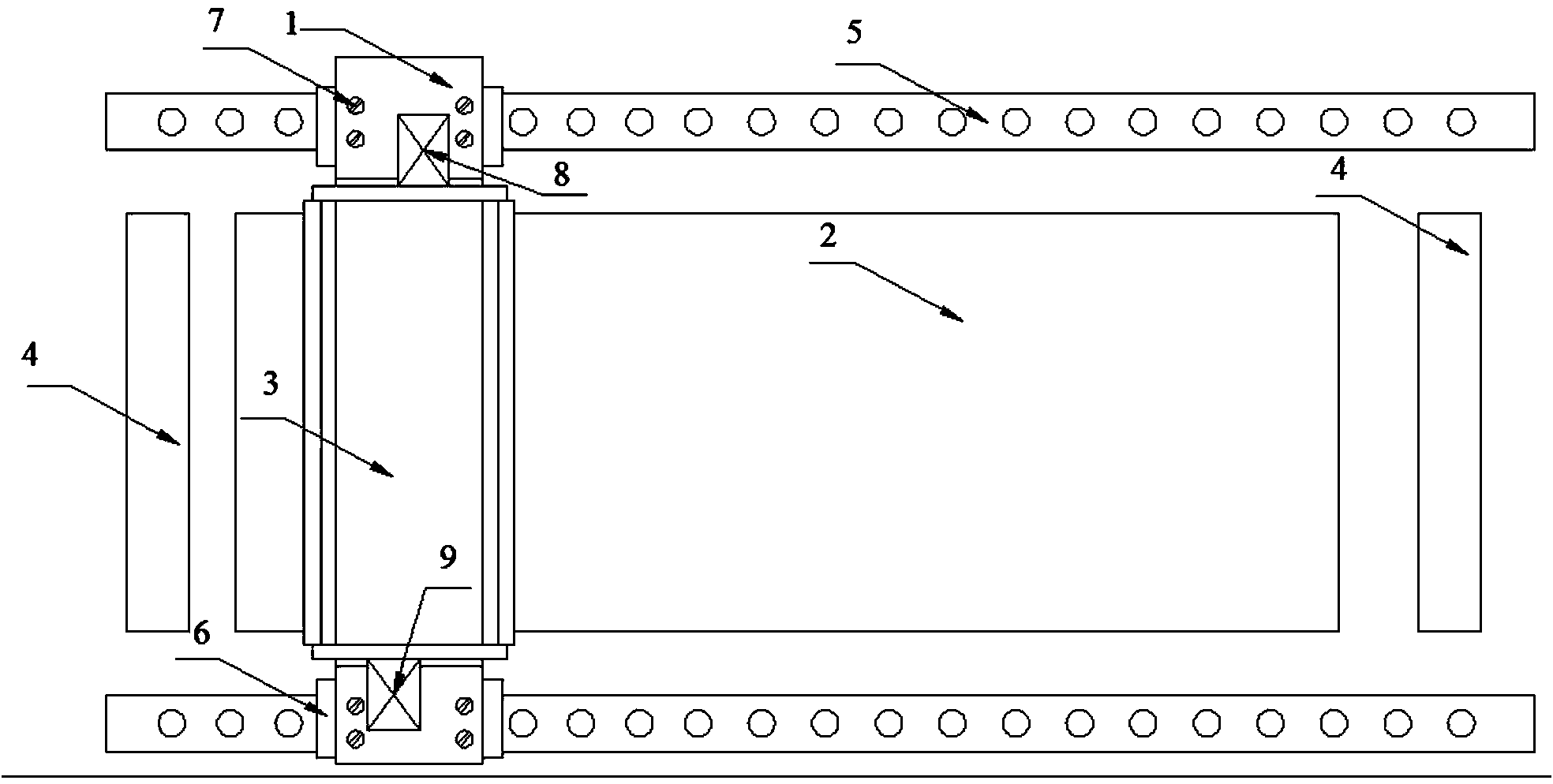 Two-way powder spreading device of SLM equipment and powder spreading method