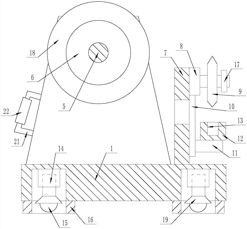 Cable bearing and transportation device having cutting function