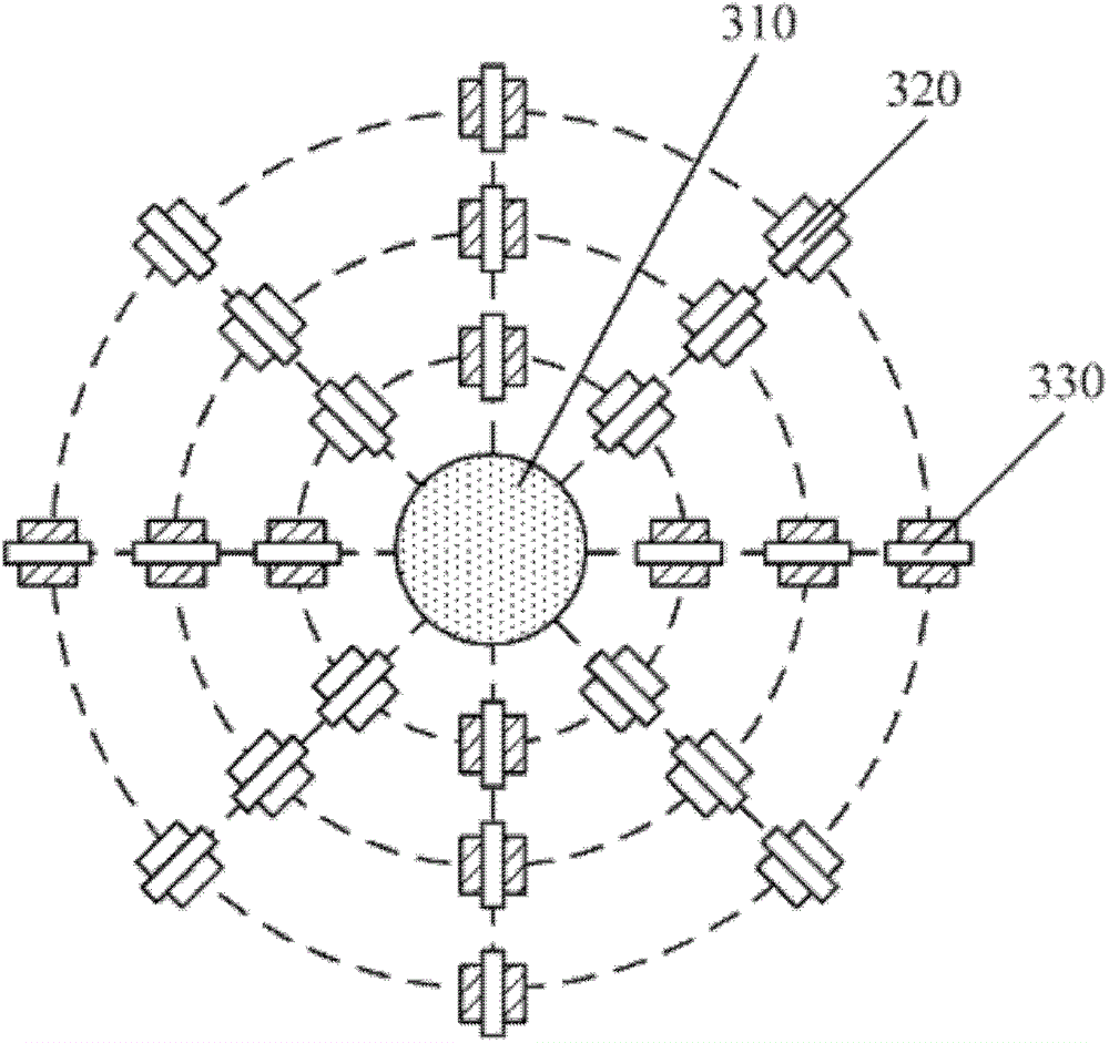 Through-silicon via (TSV) testing structure and TSV testing method