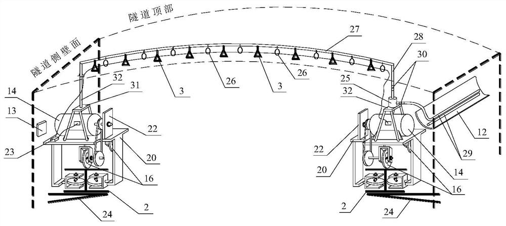 A Movable Water Spray Fire Extinguishing System for Underground Highway Tunnel