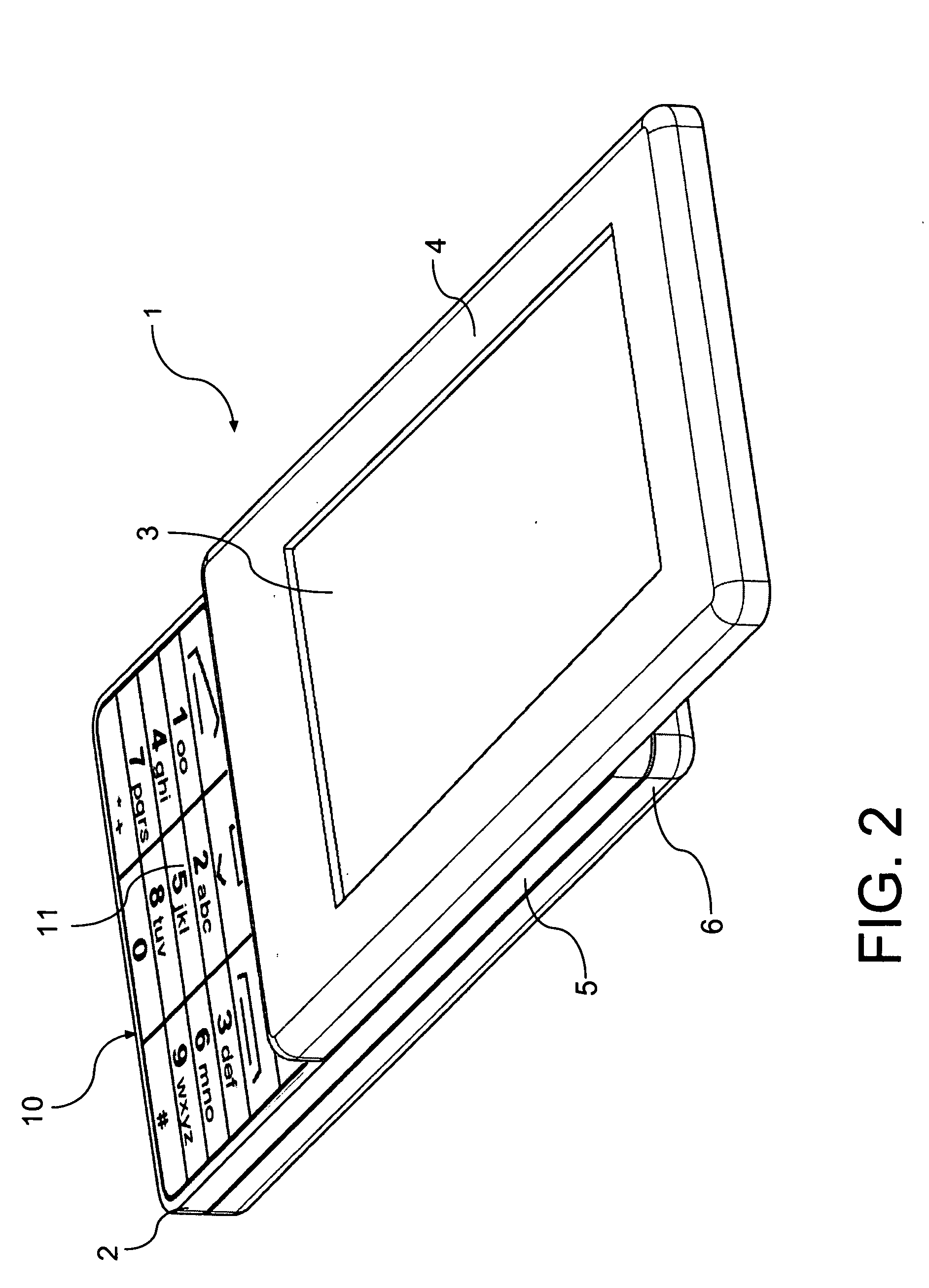 Layered mobile device