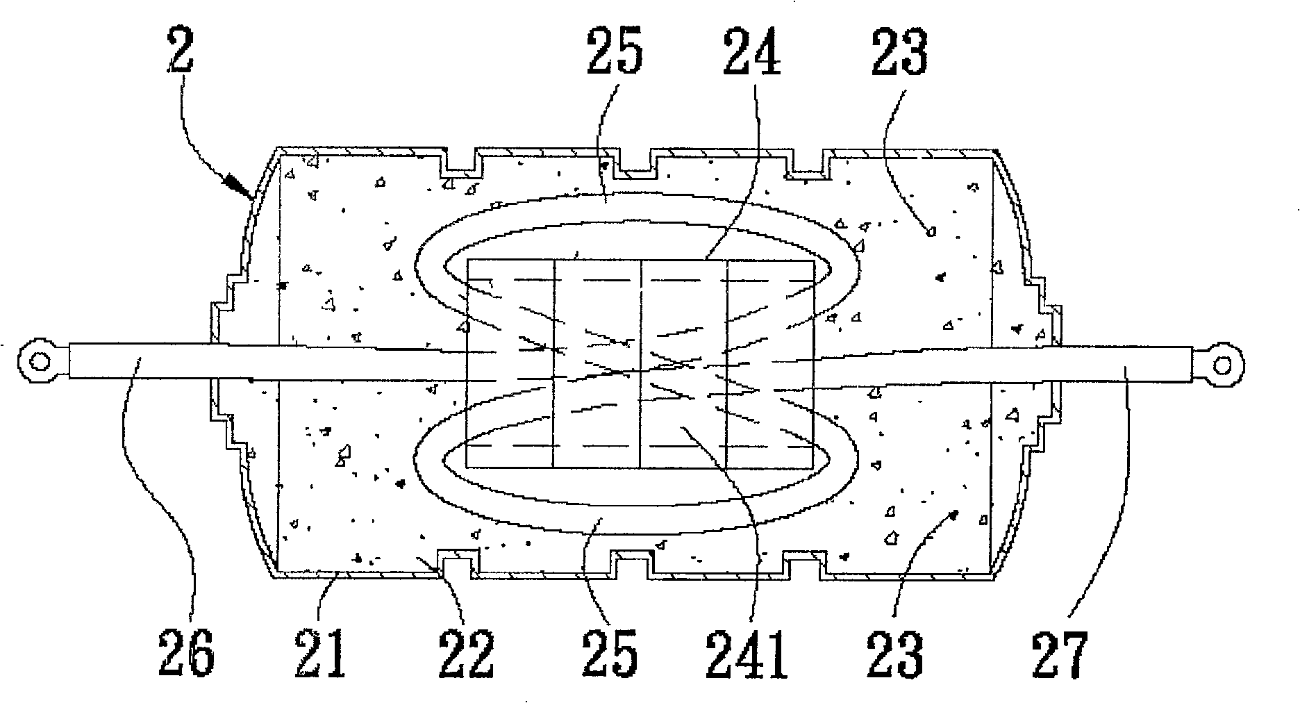 Vehicle conductor device with voltage stabilizing surge prevention character