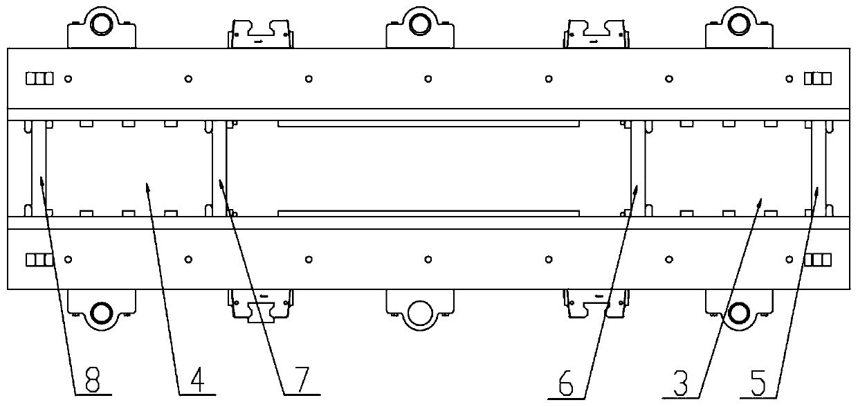 Gravity balance ship lift ship-bearing box