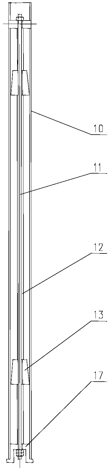 Vertical pipe high efficiency falling-film evaporator