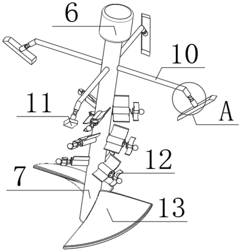 Chemical paint stirring device with heating function