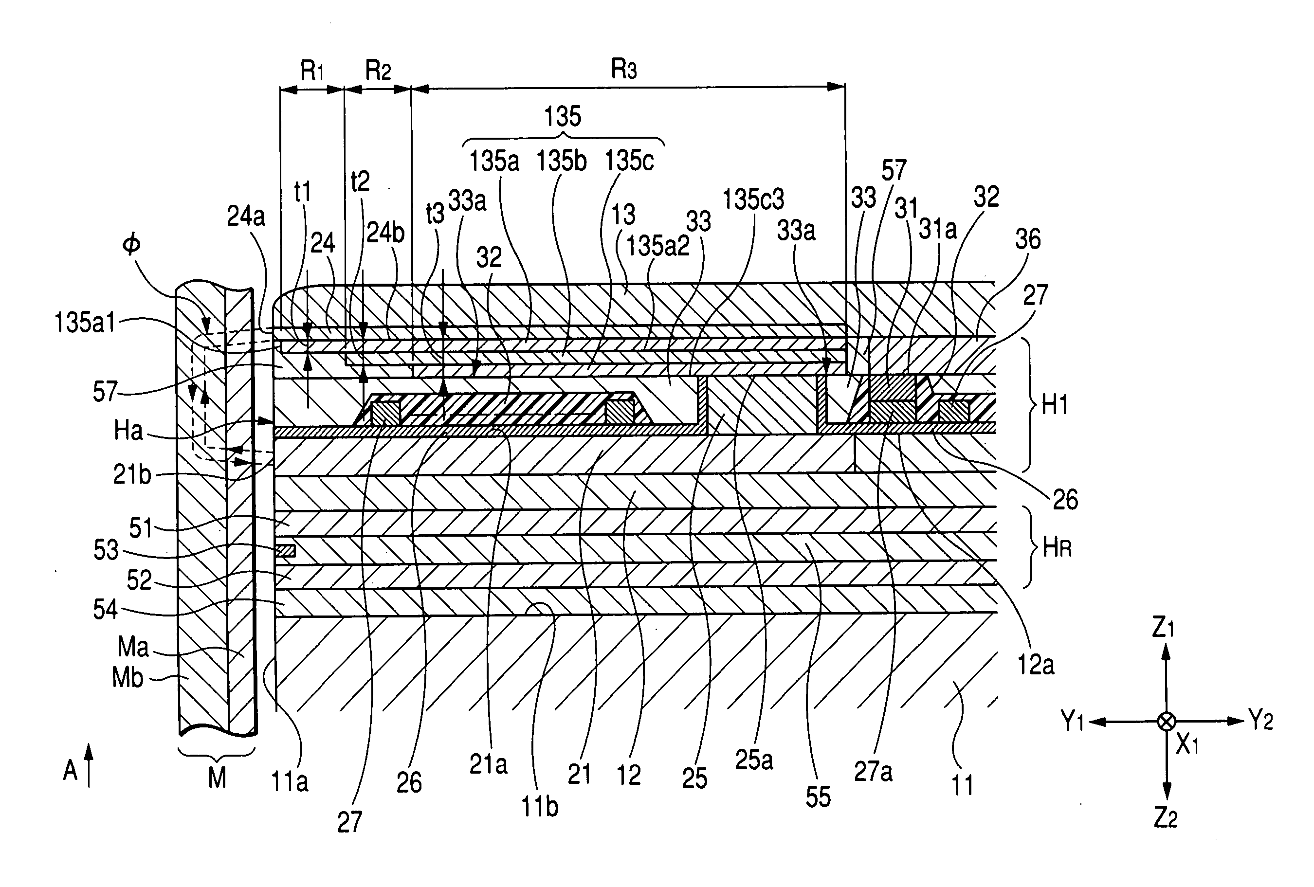 Perpendicular magnetic recording head