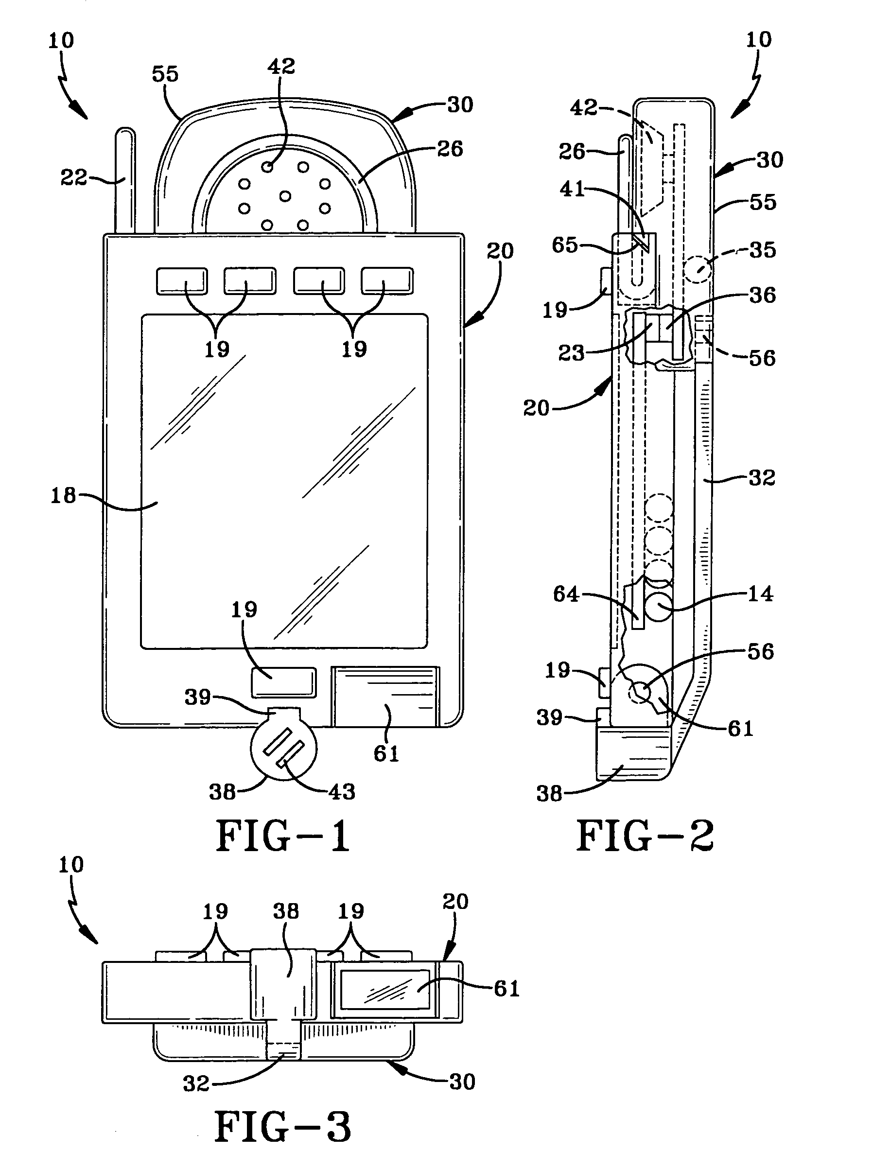 Handheld computer with detachable handset