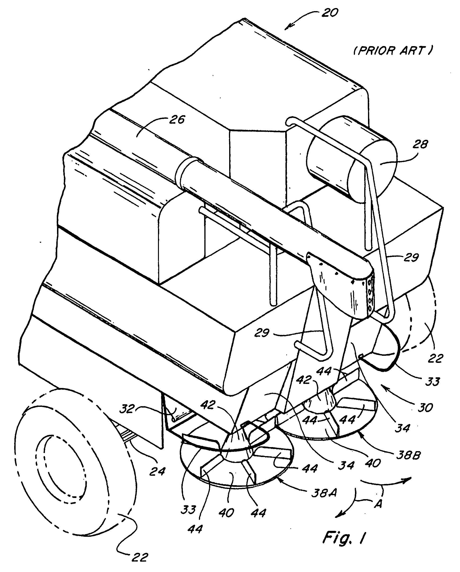 Windrow forming construction