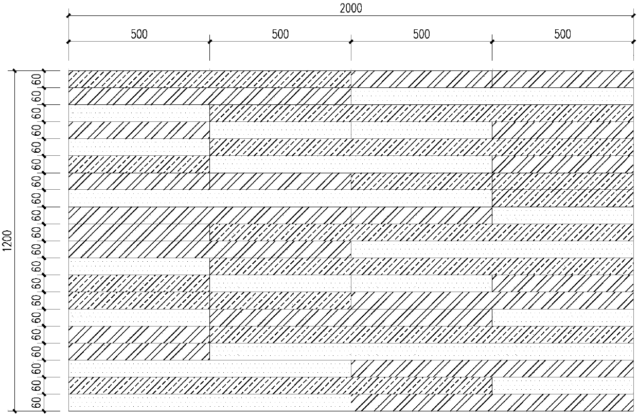 Construction method of compound formwork for special-shaped hyperboloid wood-grain fair-faced concrete wall