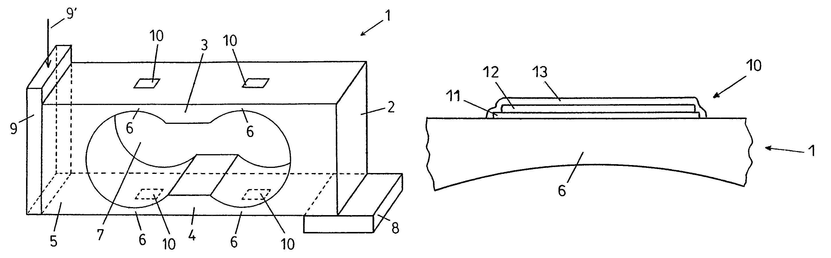 Nickel alloy precision force transducer with strain gauge elements