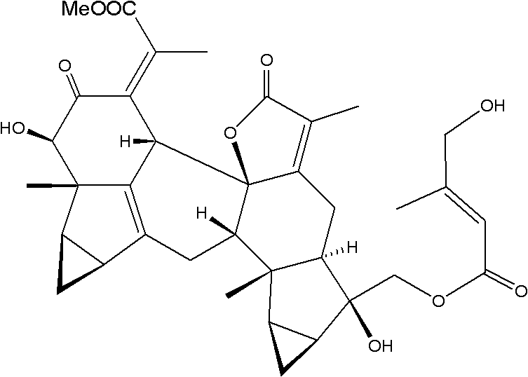 Medicine application of chloranthus japonicus alcohol M