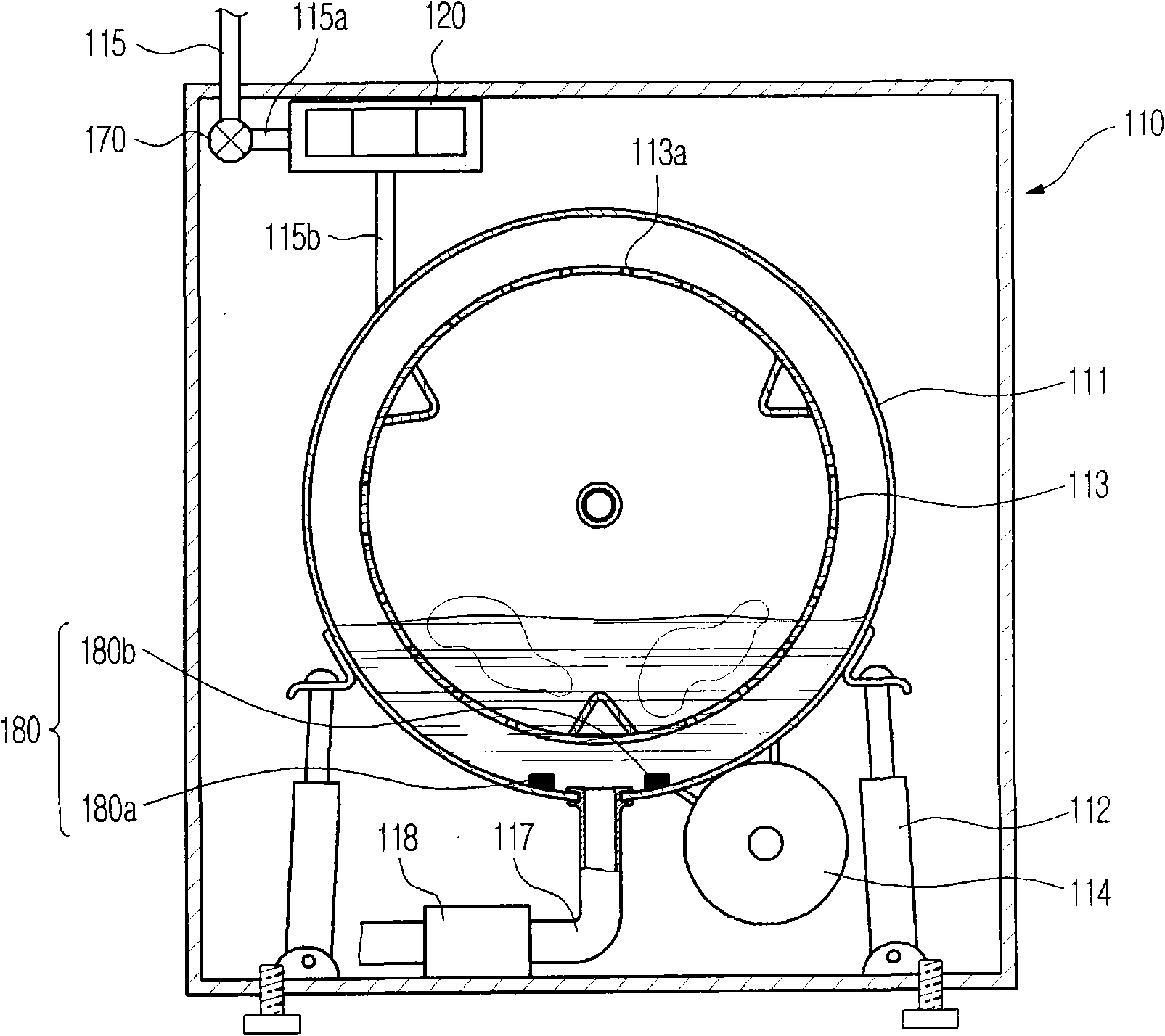 A household electrical appliance and control method