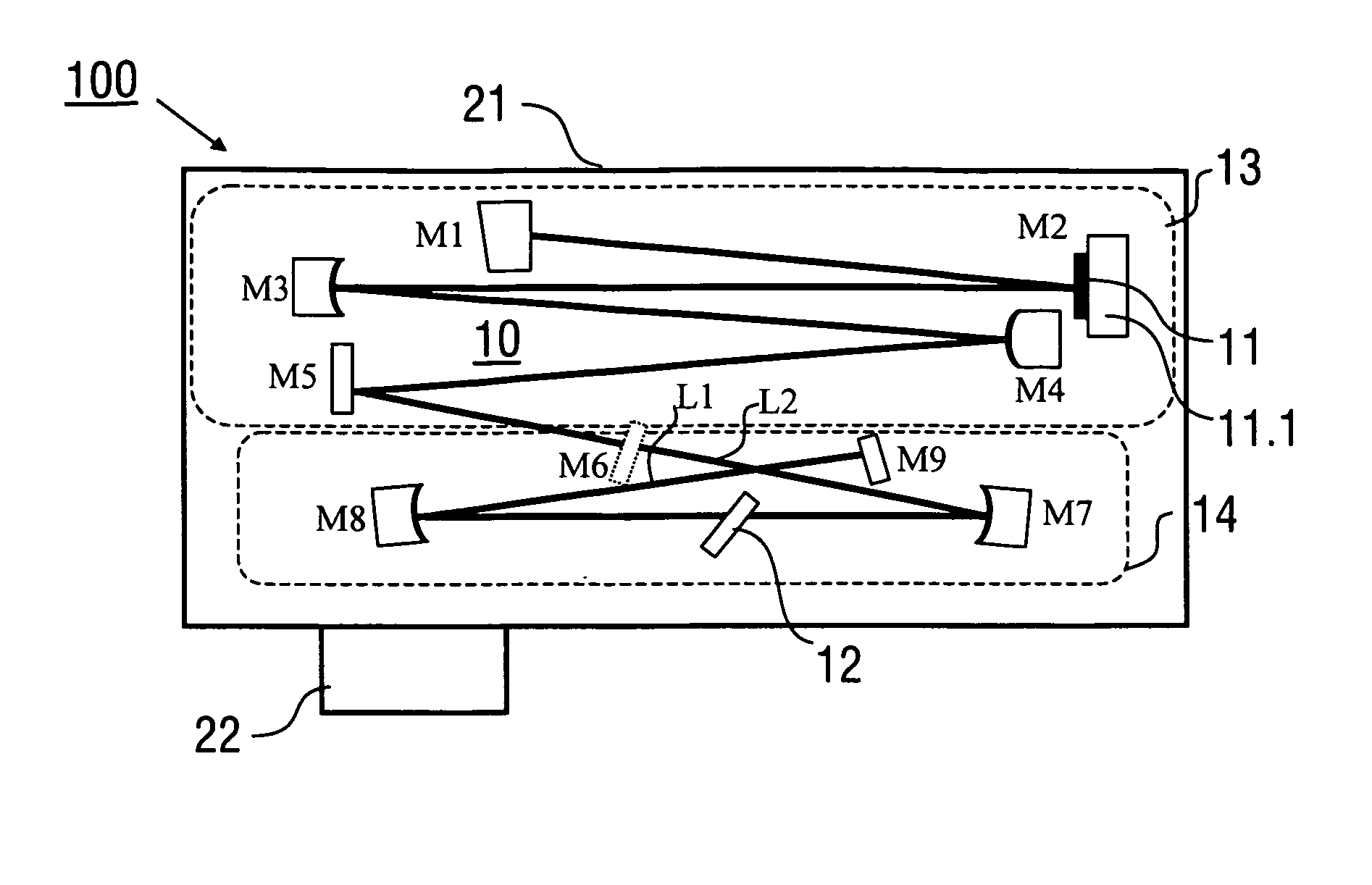 Laser device with kerr effect based mode-locking and operation thereof