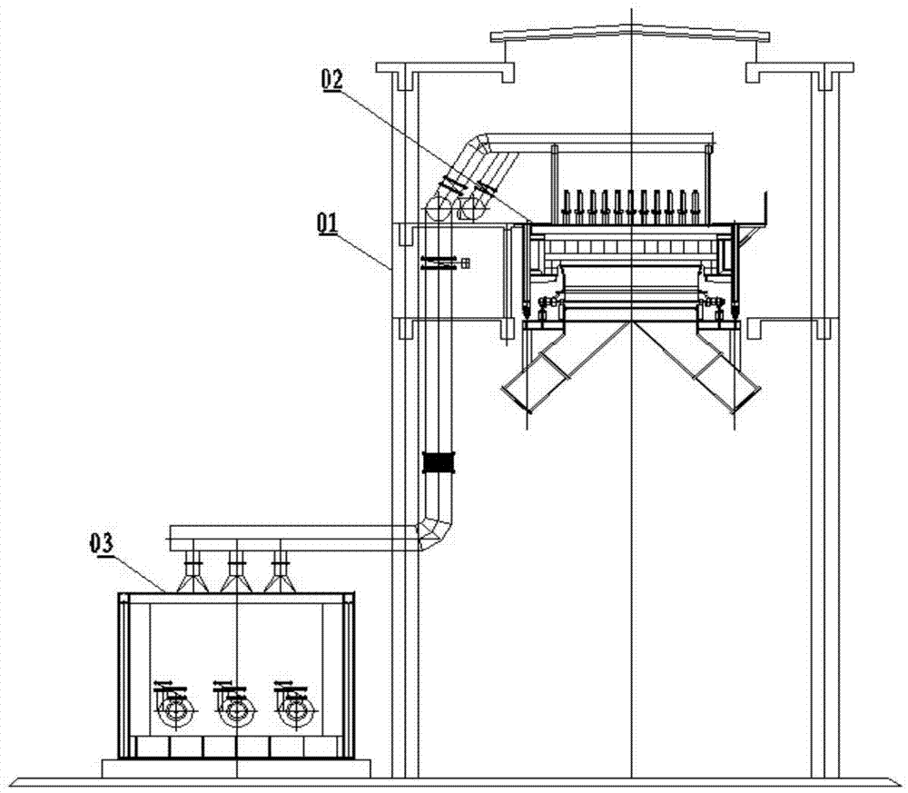 Series preheating method and series preheating system for coal gas of sintering ignition furnace