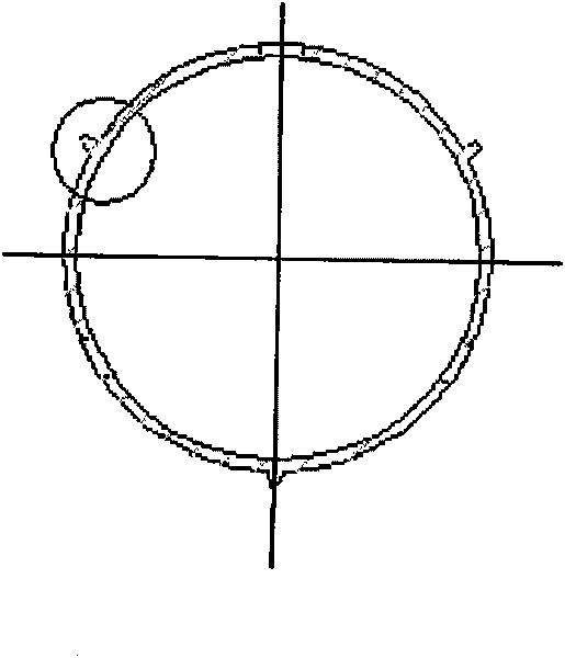 Sleeve pipe type low-enriched uranium nuclear fuel assembly