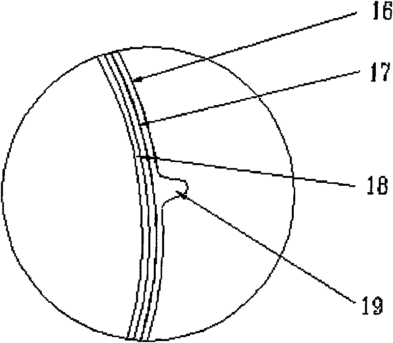 Sleeve pipe type low-enriched uranium nuclear fuel assembly