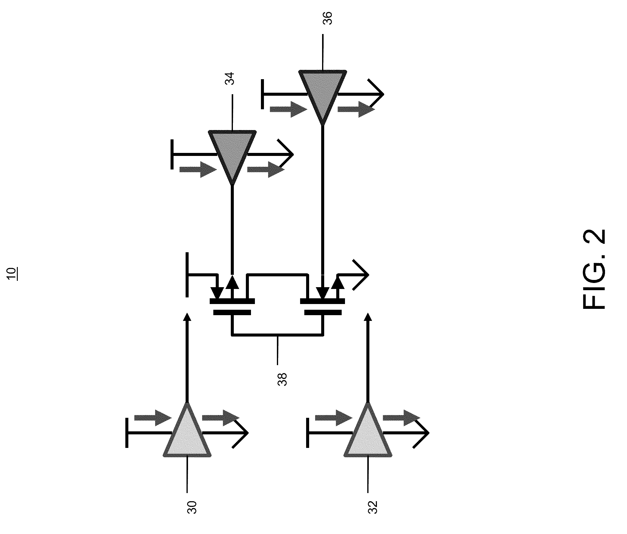 Internal charge transfer for circuits