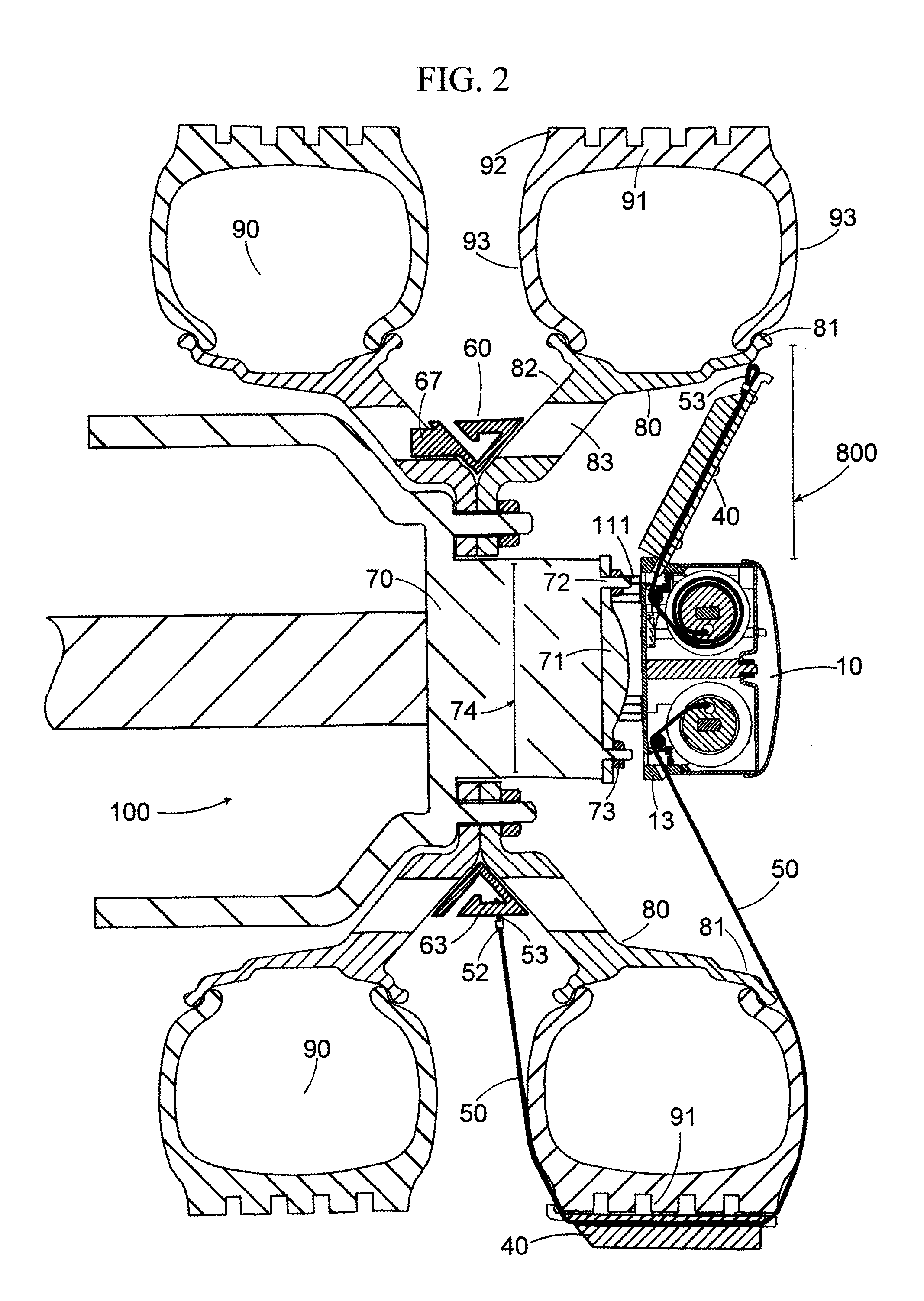 Device for increasing tire friction and method of using the same