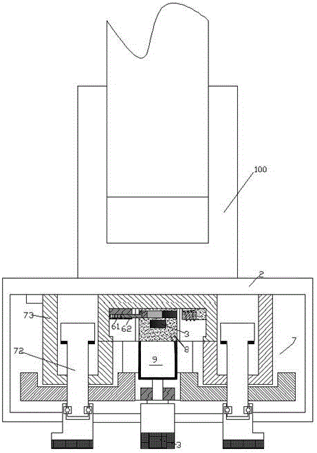 Electric adjusting support for parking of two-wheel car