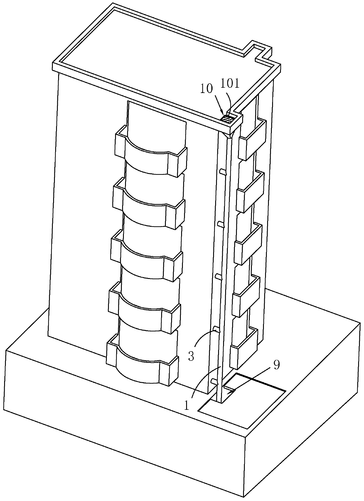 Water-saving water supply and drainage system for building