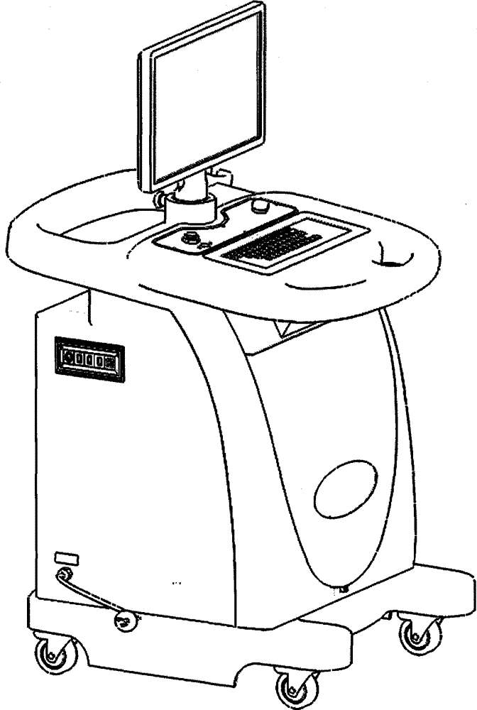 Transcranial magnetic stimulator system of control stimulation coil end