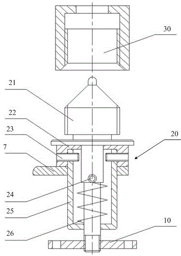 Lock and unlock screw and hatch lock and unlock device