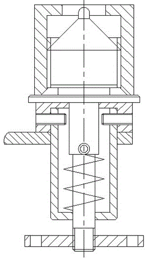 Lock and unlock screw and hatch lock and unlock device