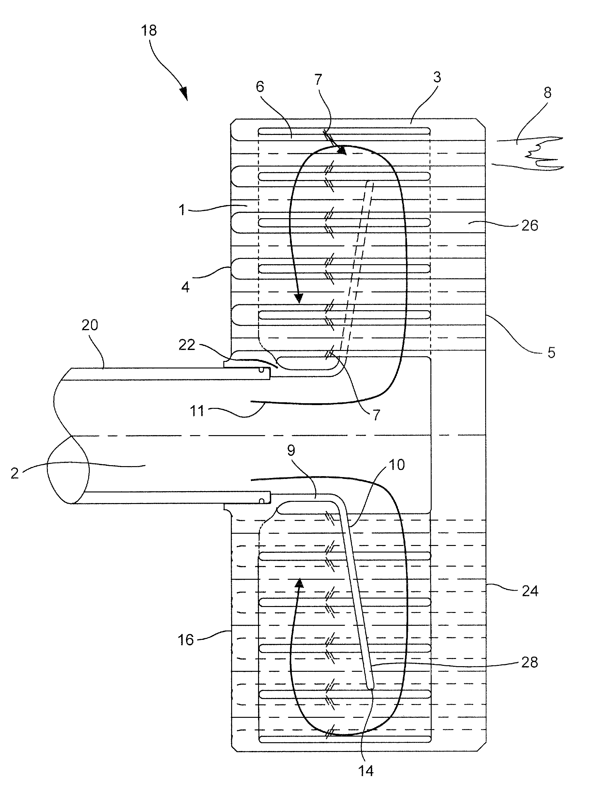 Internal baffling for fuel injector