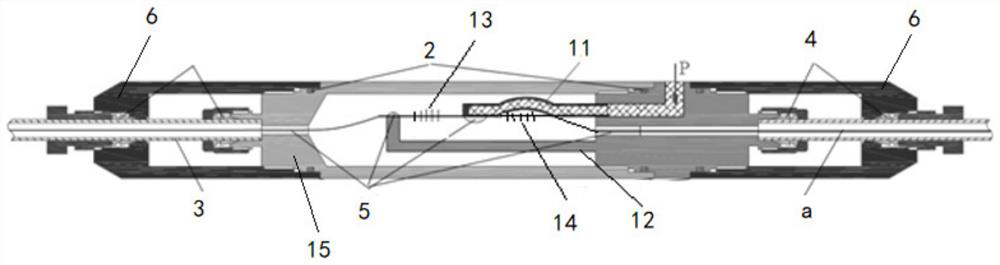 Fiber Bragg grating temperature and pressure sensor capable of being connected in series to form array