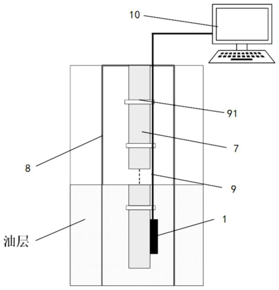 Fiber Bragg grating temperature and pressure sensor capable of being connected in series to form array