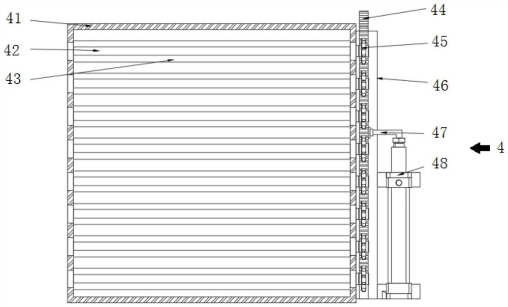 Mine ventilation system based on coal mining