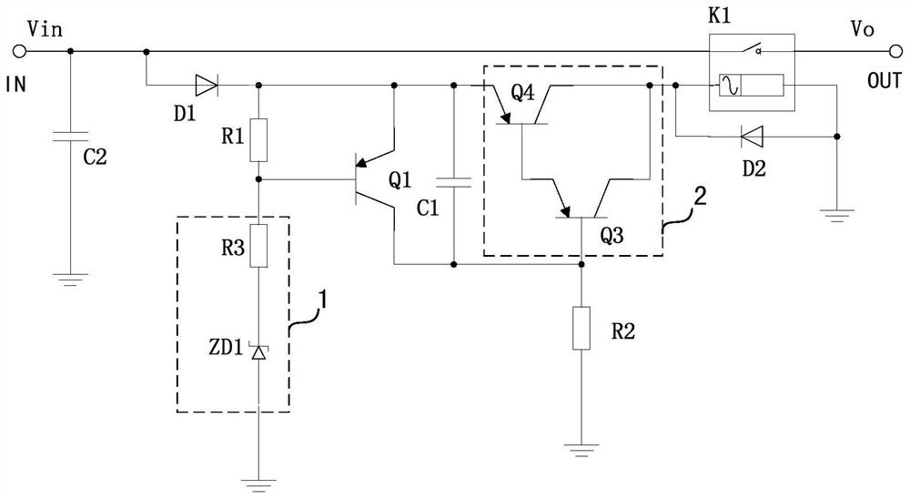 Protection circuit capable of preventing wrong voltage access