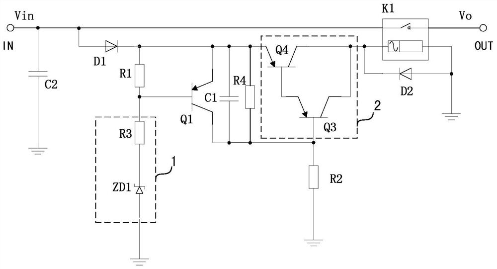 Protection circuit capable of preventing wrong voltage access