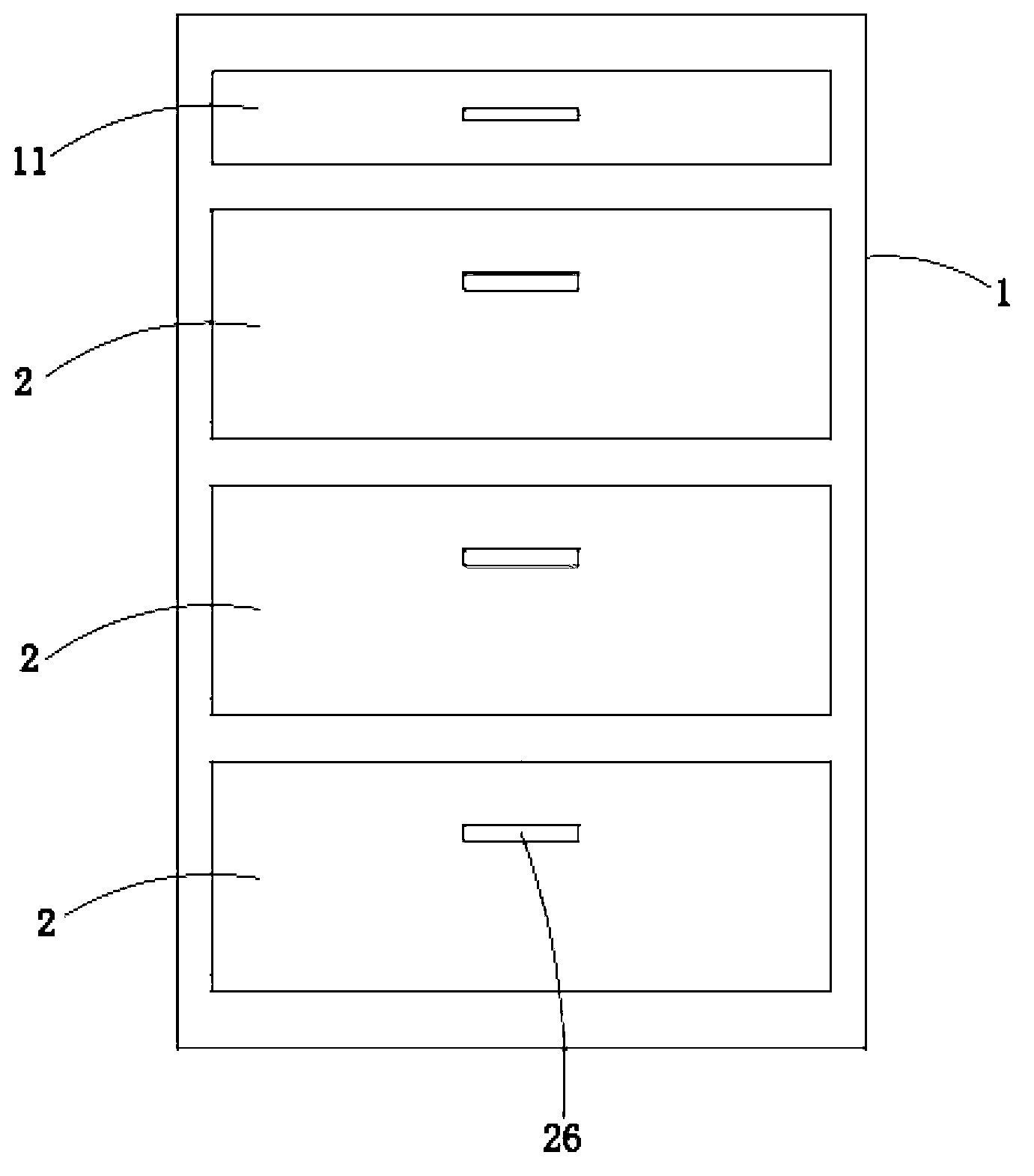 High-capacity turnover shoe cabinet