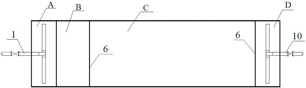 Iron-carbon-base artificial wetland purification system for removing florfenicol in aquaculture