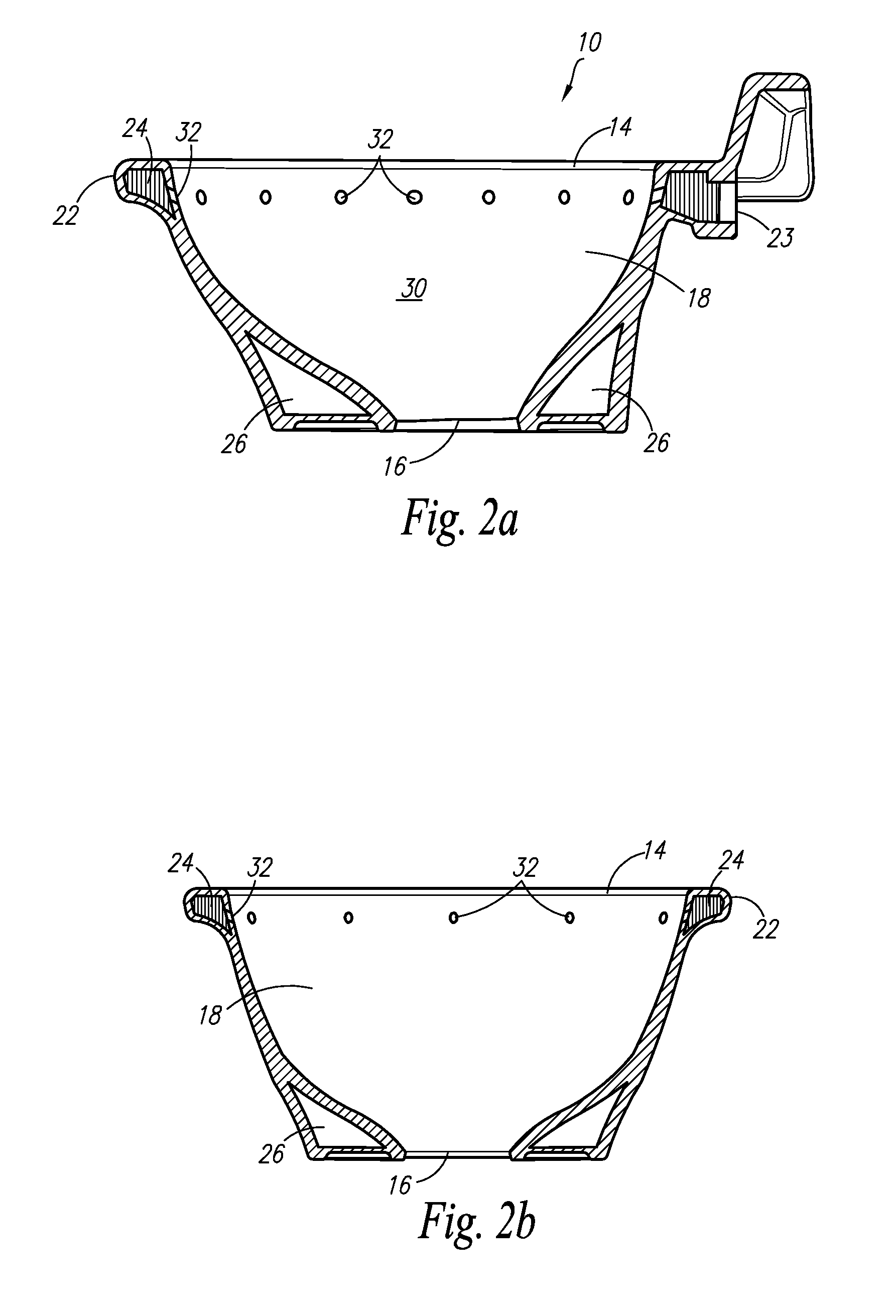 Exterior rim wash bowl