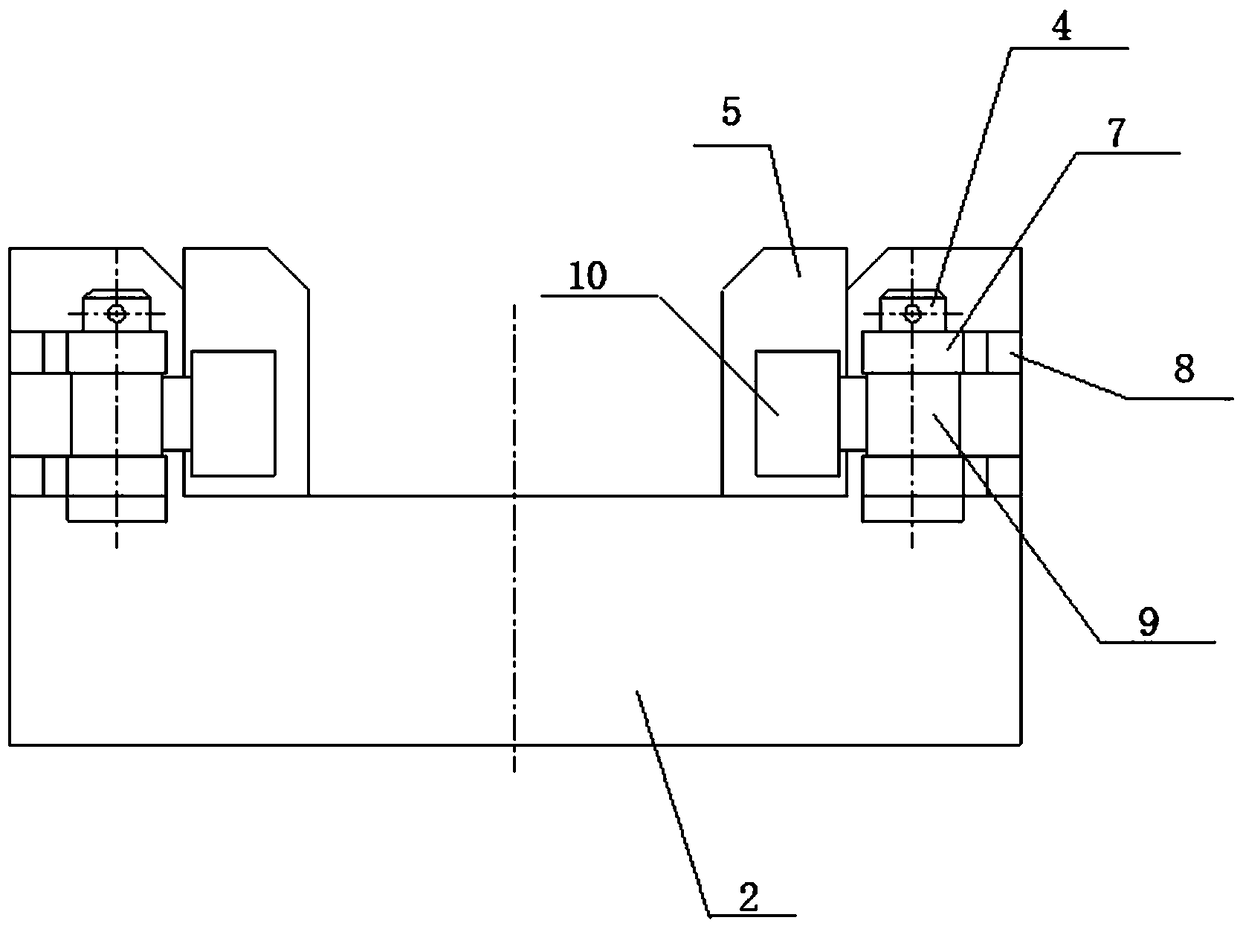 Bus body skeleton welding jig with position-changing function