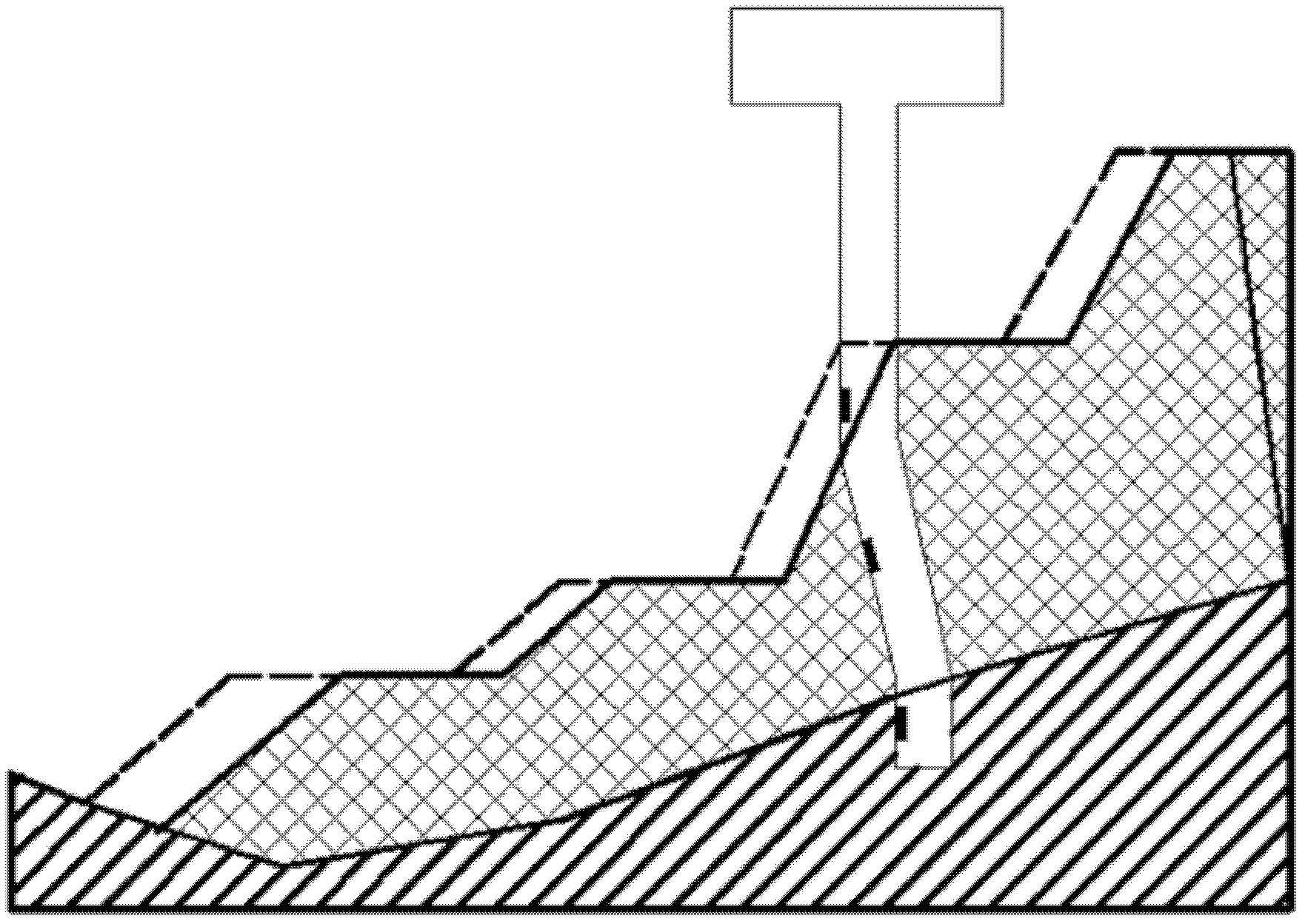 Device and method for monitoring displacement deformation of sliding surface of landslip