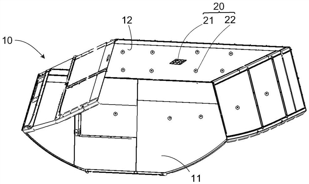 Smoke detection system and aircraft with same