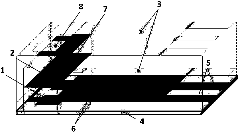 Glucose oxidase screen-printed electrode for on-line monitoring and preparation method thereof