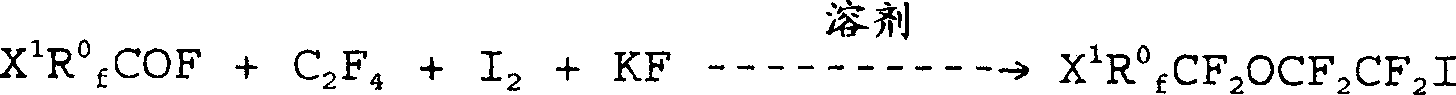 Process for preparing fluorohalogenethers