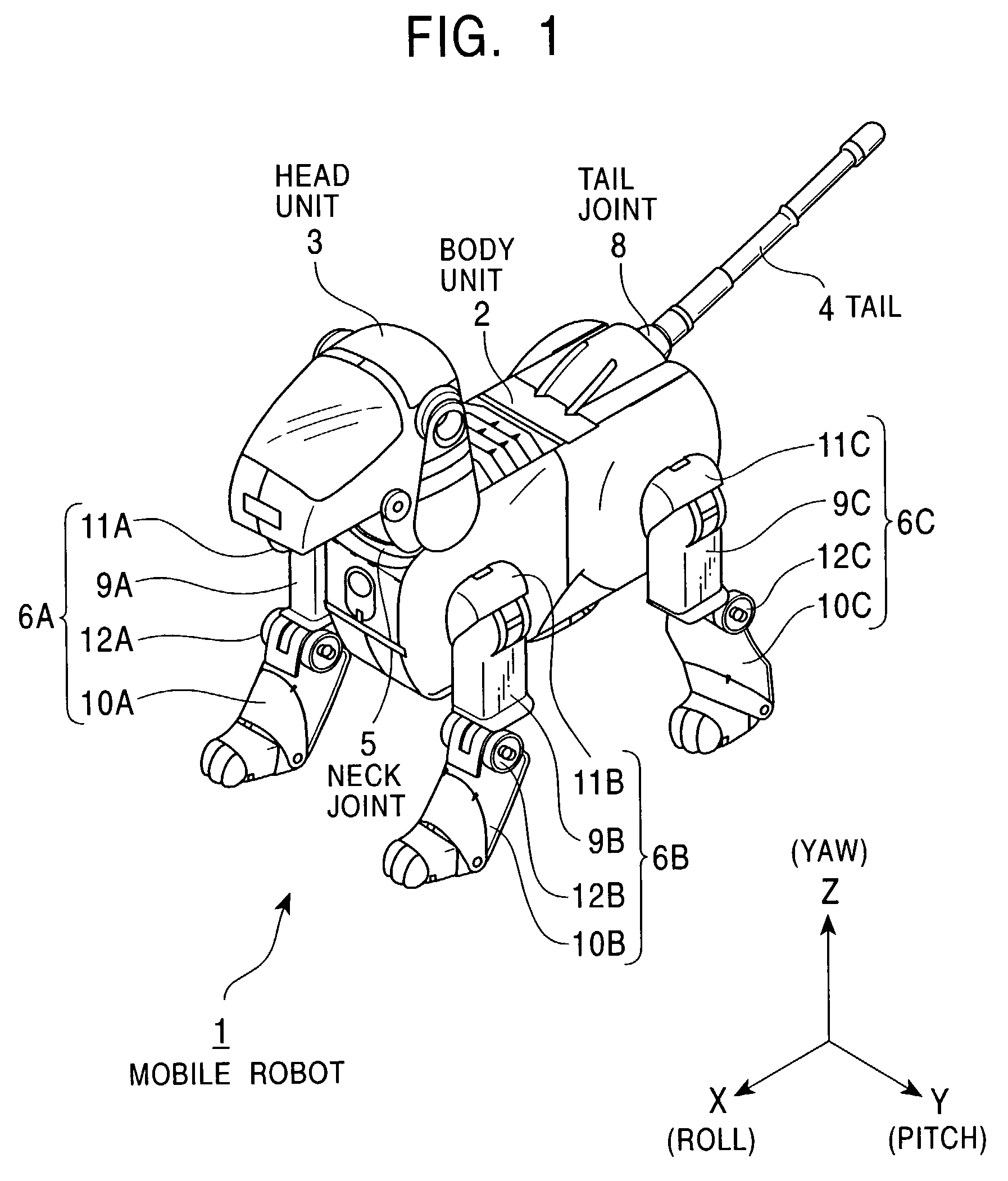 Legged robot, legged robot behavior control method, and storage medium