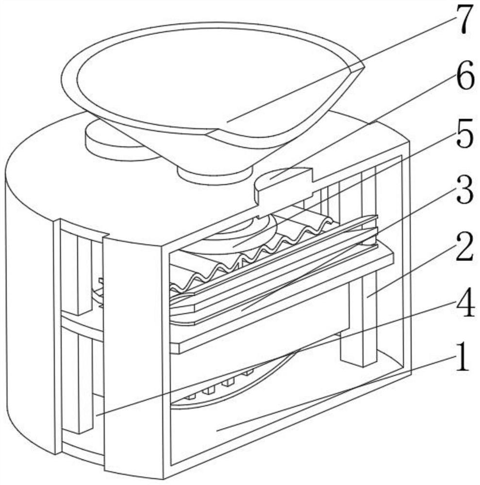 Cooling device for compound fertilizer