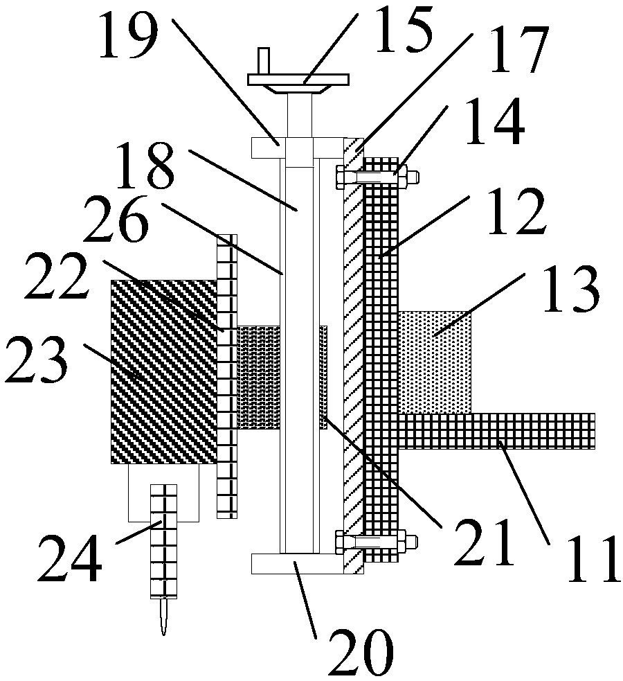 Secondary screen cabinet punching device